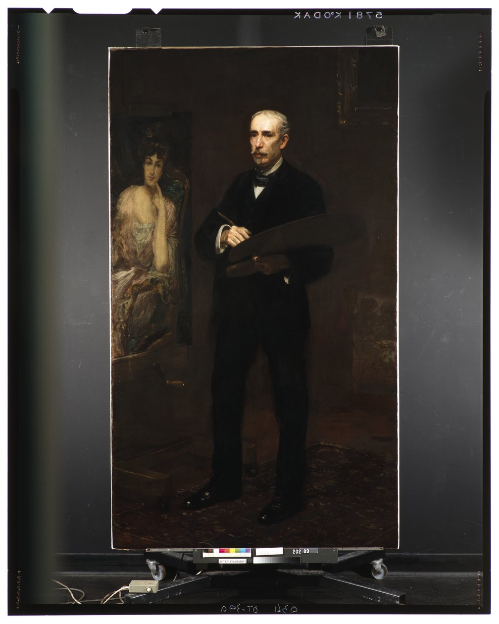 Portrét Jamese Carrolla Beckwitha, 1904 od Thomas Eakins