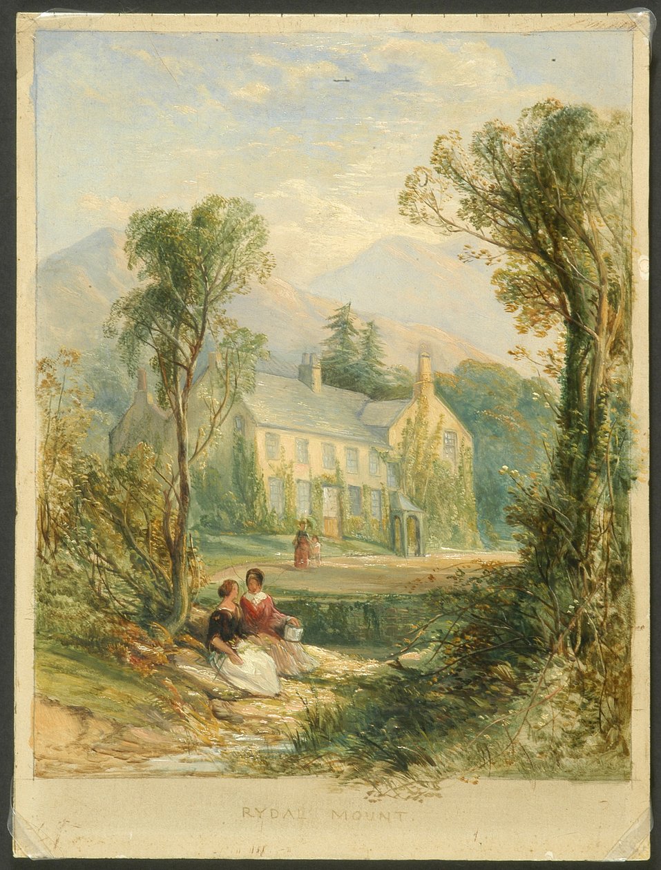 Rydal Mount, kolem 1840-7 od Thomas Creswick