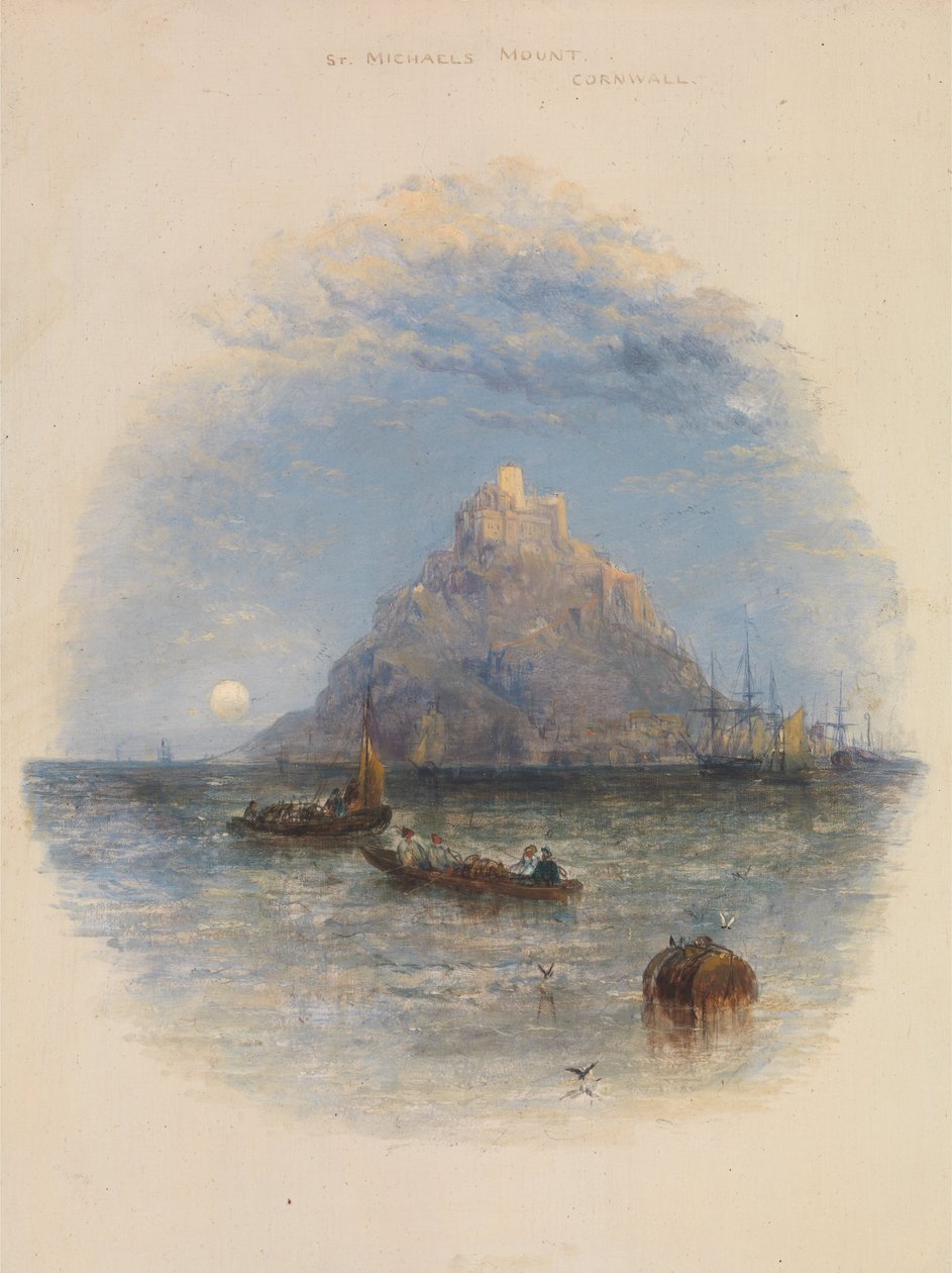 St. Michaels Mount, Cornwall od Thomas Creswick