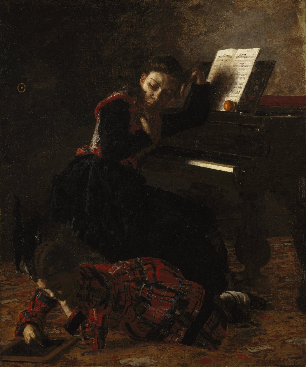 Domácí scéna od Thomas Eakins