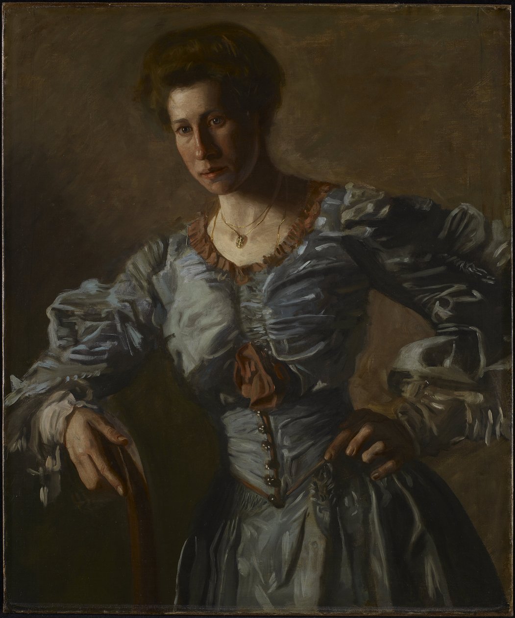 Portrét Elizabeth L. Burton od Thomas Eakins