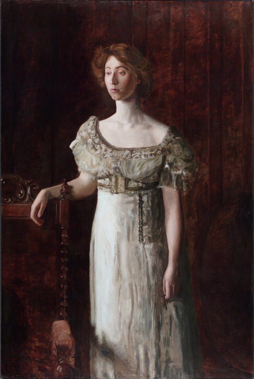 Portrét starodávného šatu Helen Monteverde Parker od Thomas Eakins