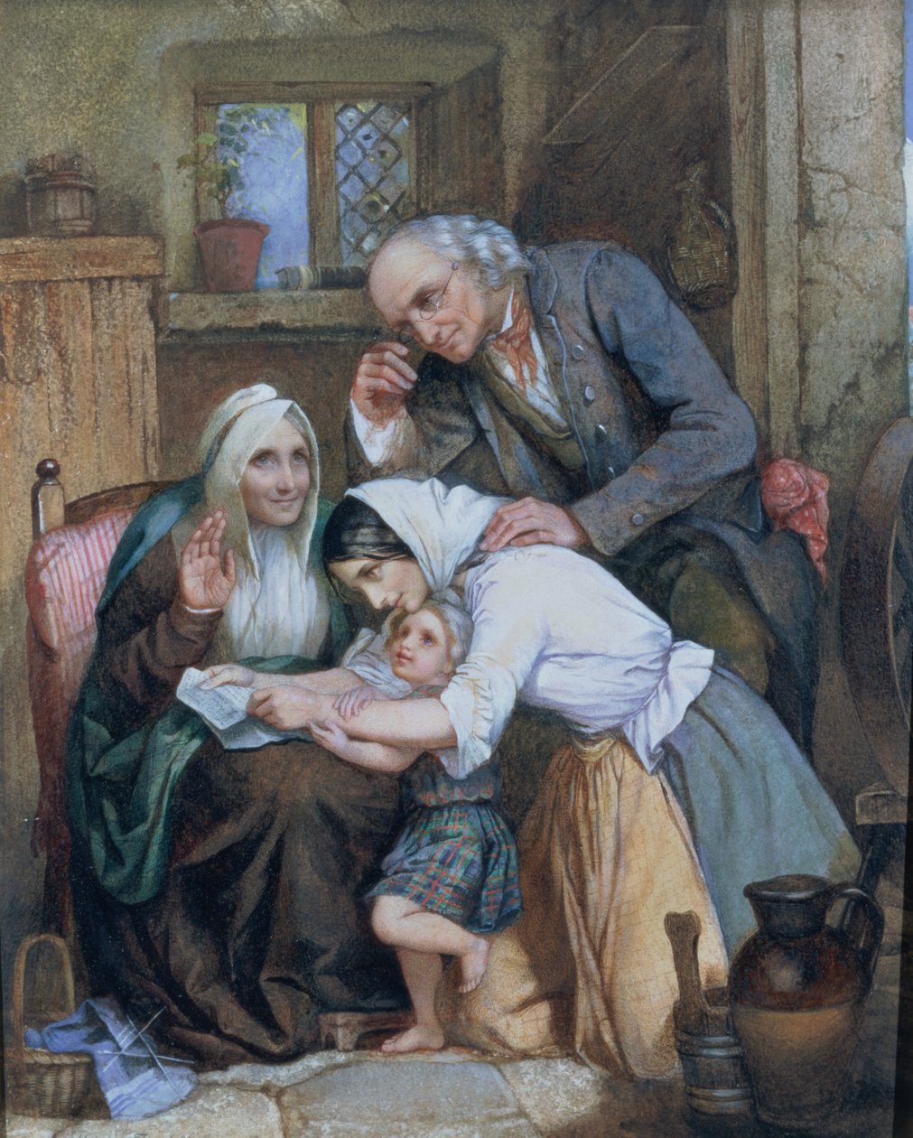 Dobrá zpráva, 1863 od Thomas Faed