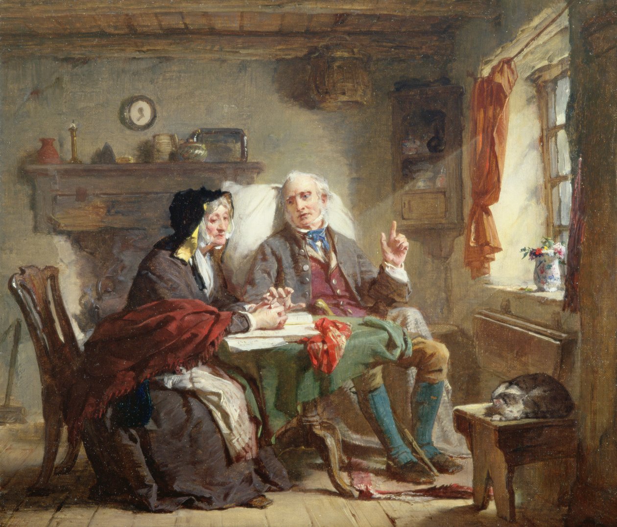 Těžké časy od Thomas Faed
