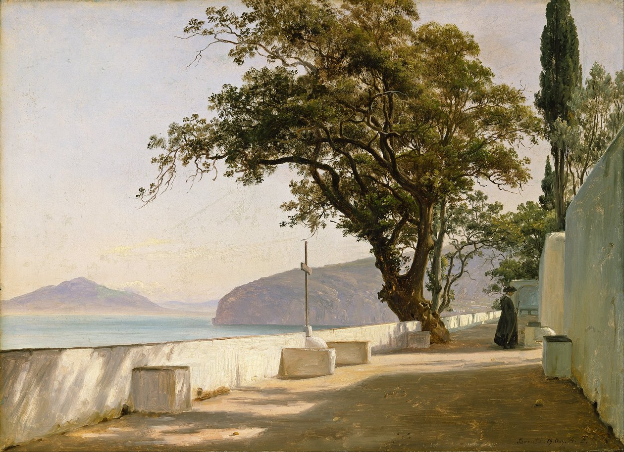 Terasa s dubem, Sorrento od Thomas Fearnley