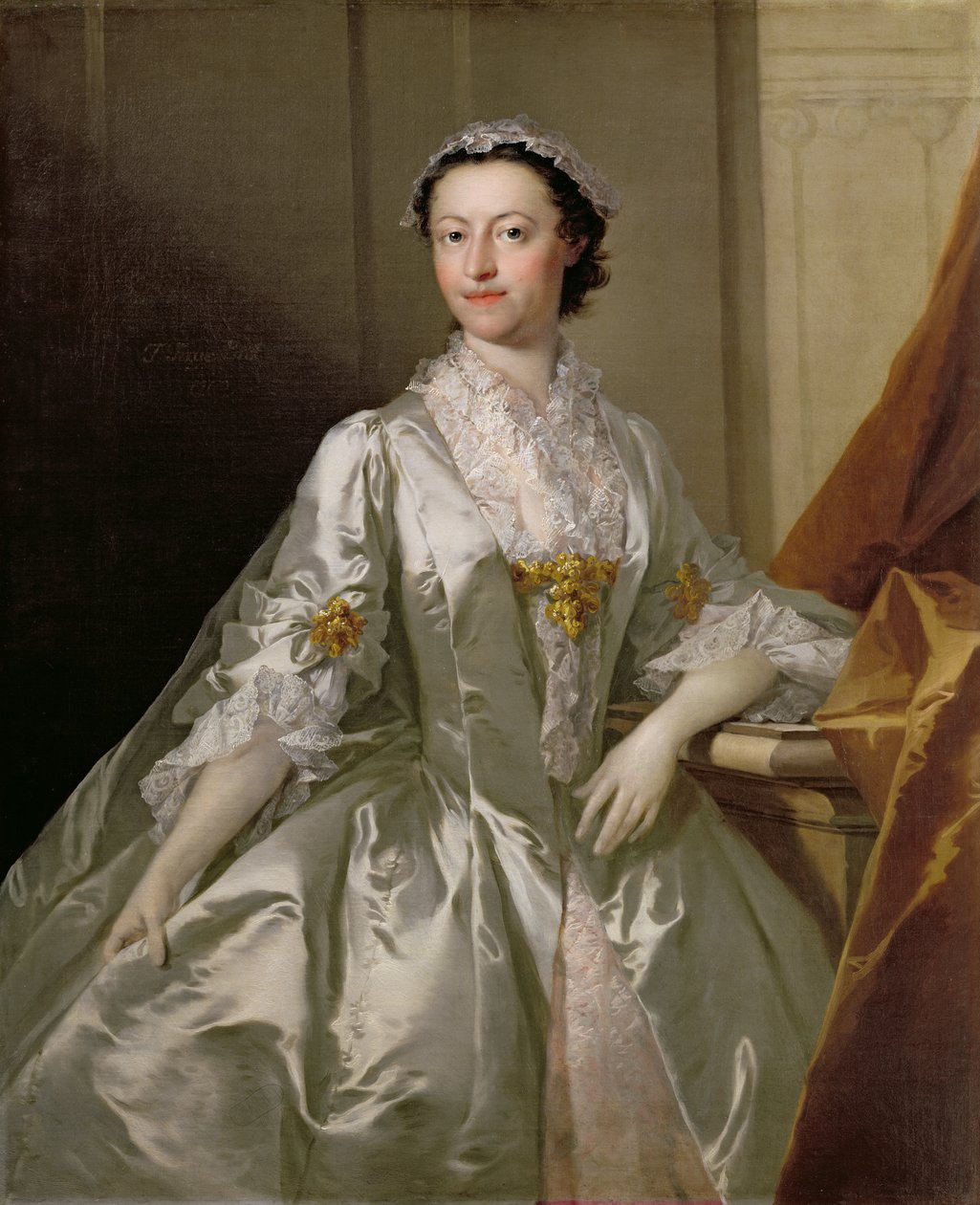 Paní Wardleová, 1742 od Thomas Frye