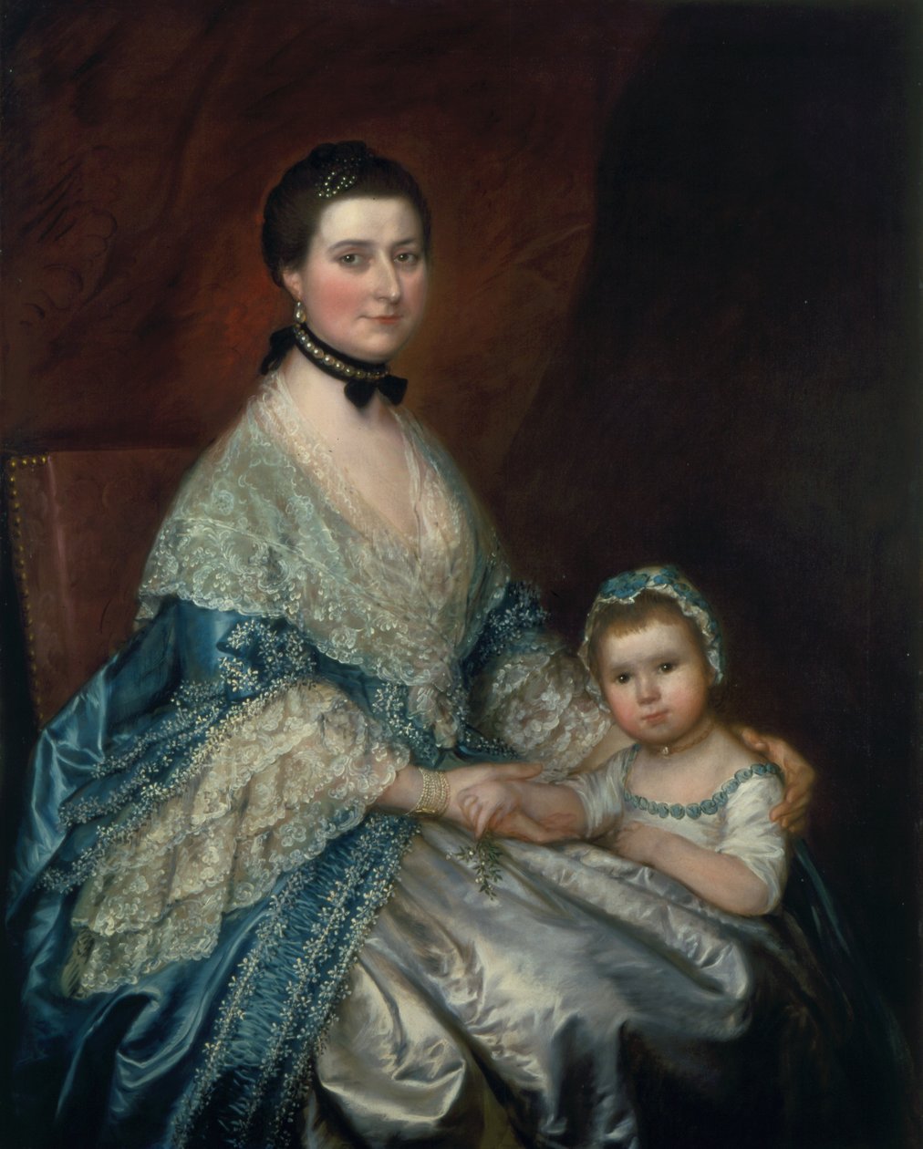 Paní Bedingfieldová a její dcera, 60. léta 18. století od Thomas Gainsborough