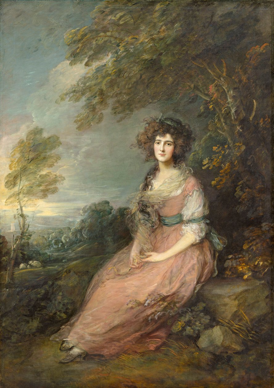Paní Richard Brinsley Sheridan, 1785-87 od Thomas Gainsborough