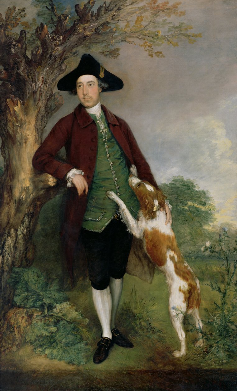 Portrét George Venables Vernon, 2. lord Vernon, 1767 od Thomas Gainsborough