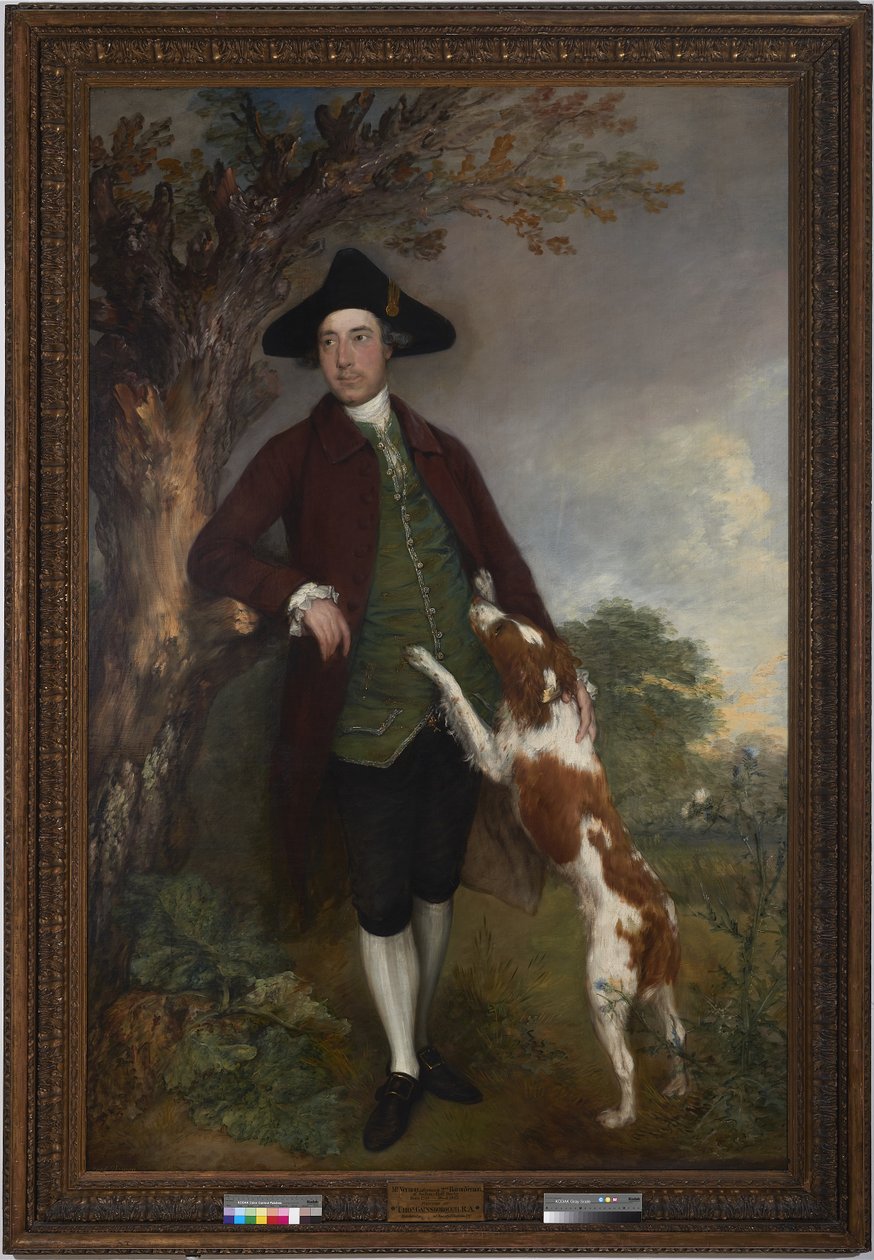Portrét George Venablese Vernona, 2. lorda Vernona, 1767 od Thomas Gainsborough
