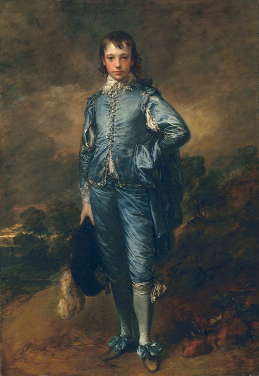 Modrý chlapec, kolem roku 1770 od Thomas Gainsborough