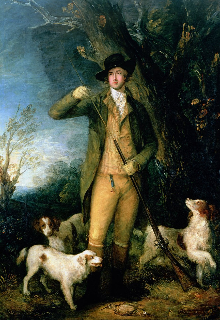 Thomas William Coke (1752-1842) 1. hrabě z Leicesteru (druhého stvoření) od Thomas Gainsborough