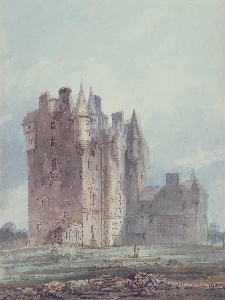 Hrad Glamis od Thomas Girtin