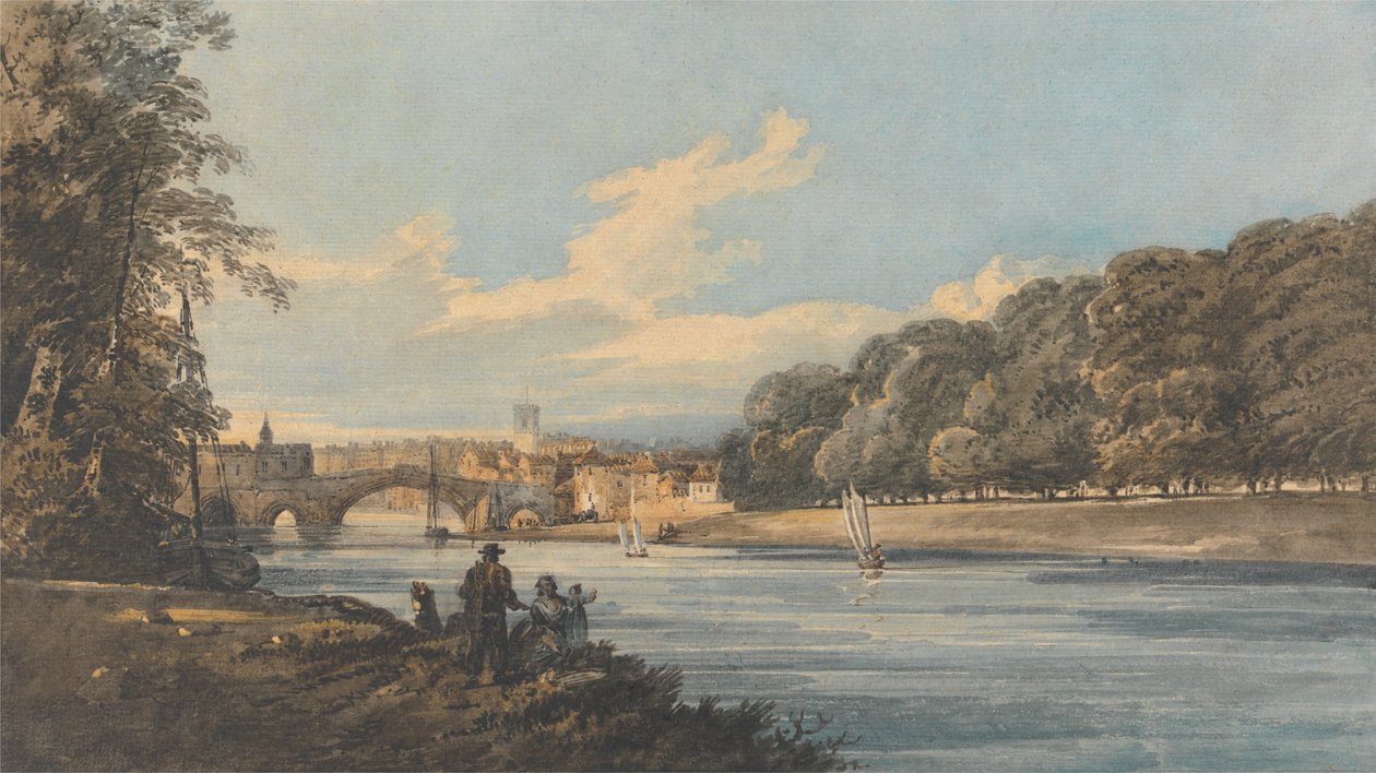 Nová procházka, York od Thomas Girtin