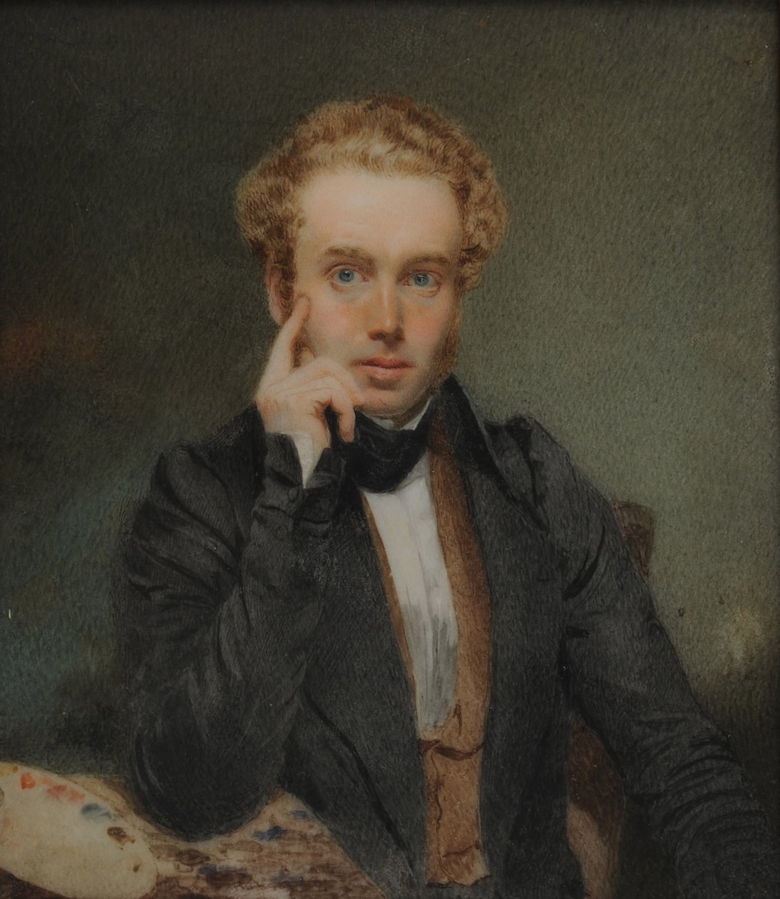 Autoportrét, cca 1830 (wc na papíře) od Thomas Heathfield Carrick