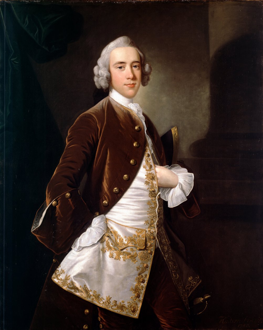 Portrét muže od Thomas Hudson