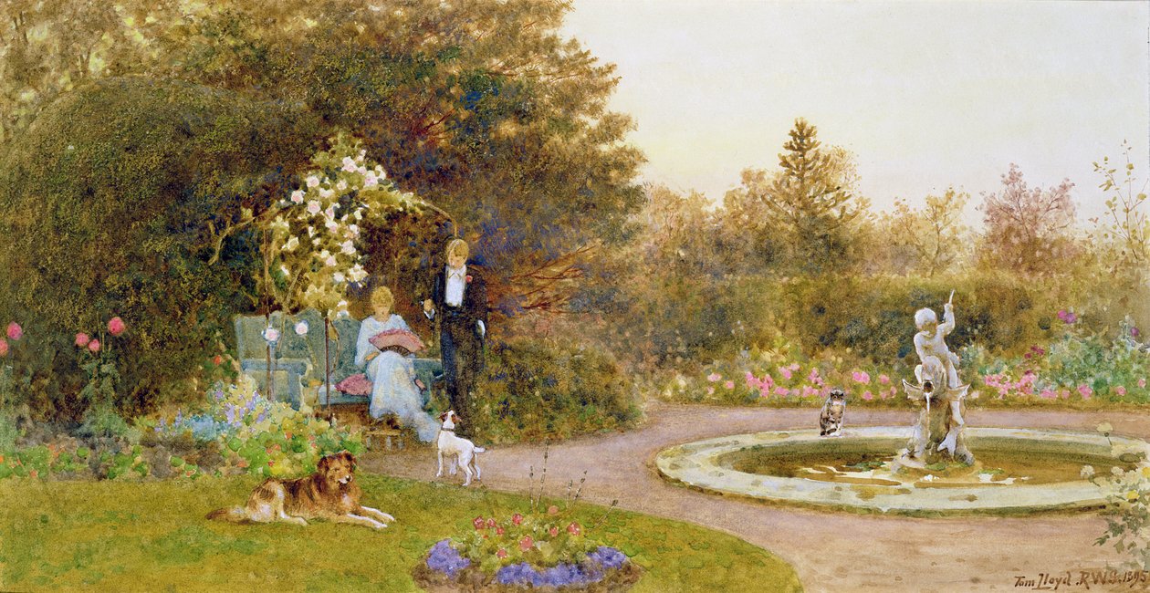 Zasnoubená, 1895 od Thomas James Lloyd