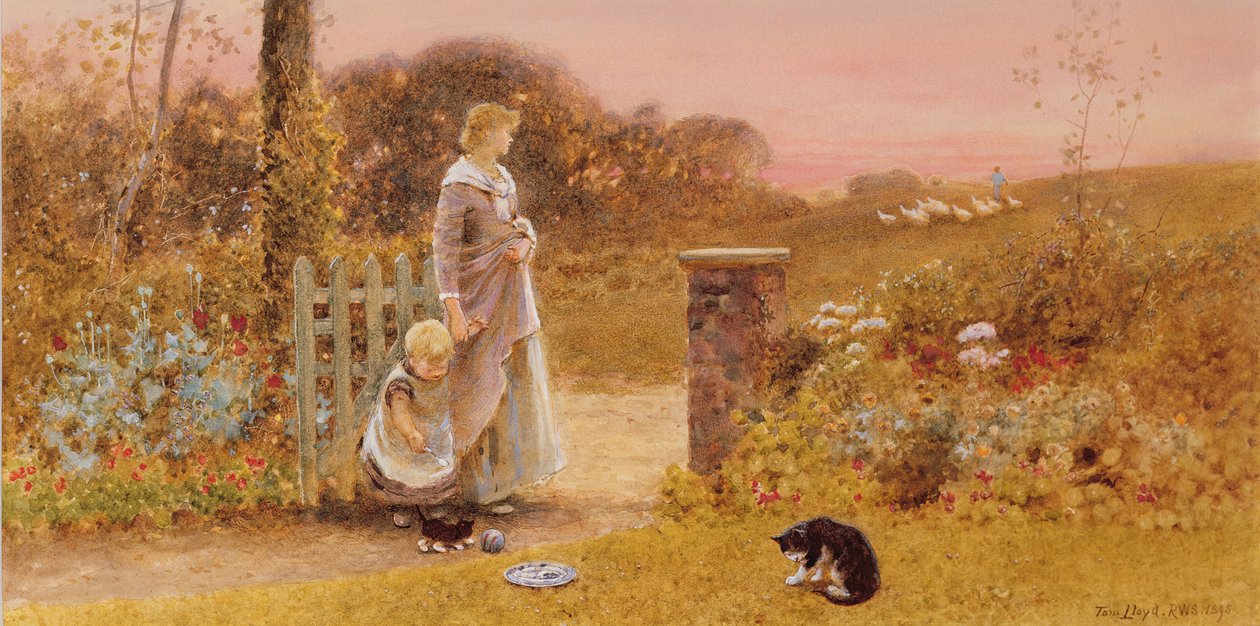 Večer, 1895 od Thomas James Lloyd