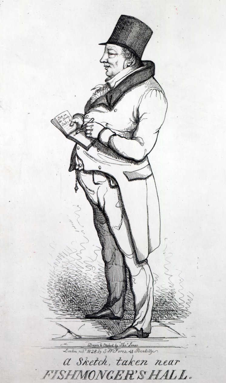William Crockford, 1828 od Thomas Jones