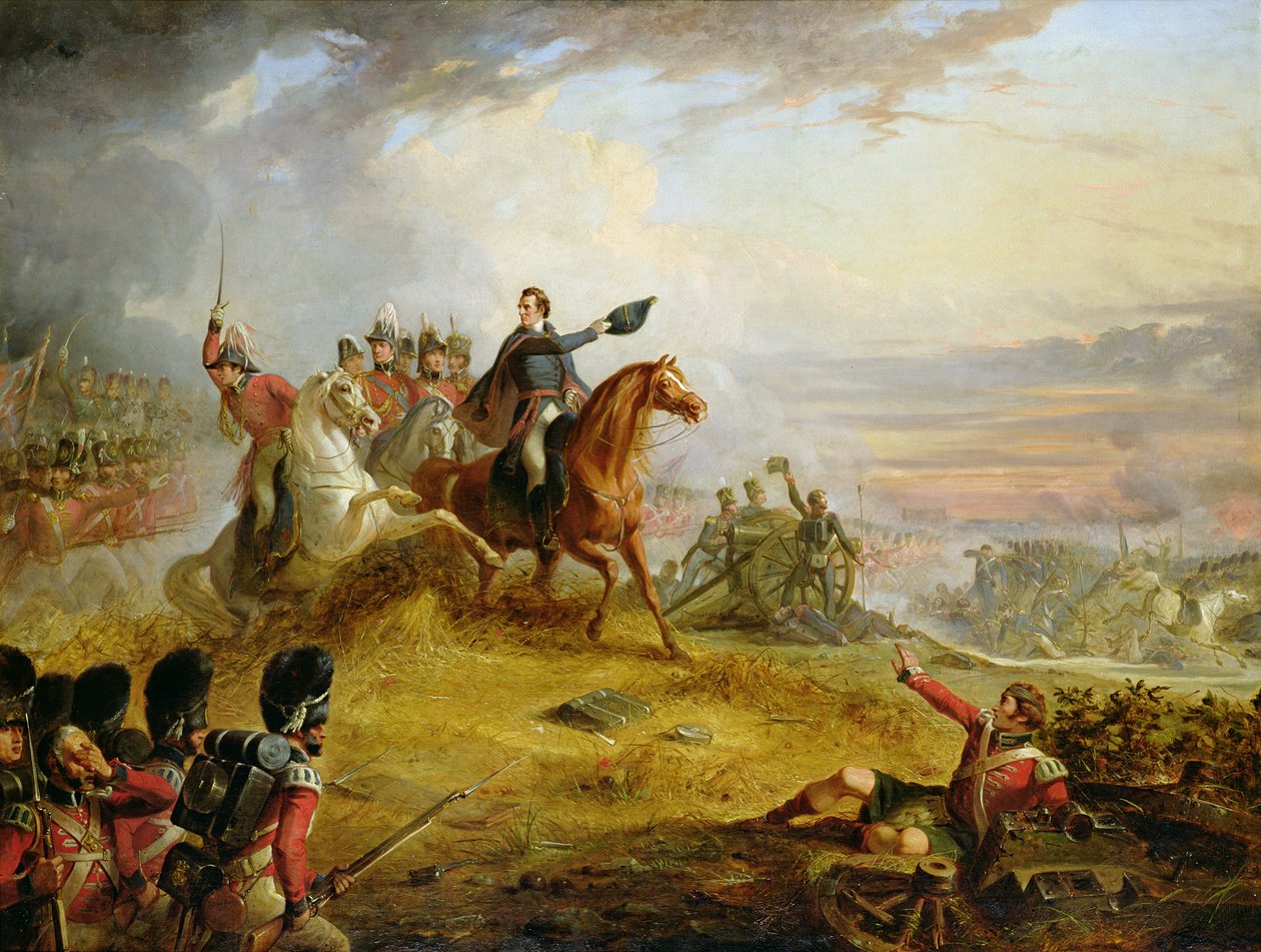 Incident v bitvě u Waterloo v roce 1815 od Thomas Jones