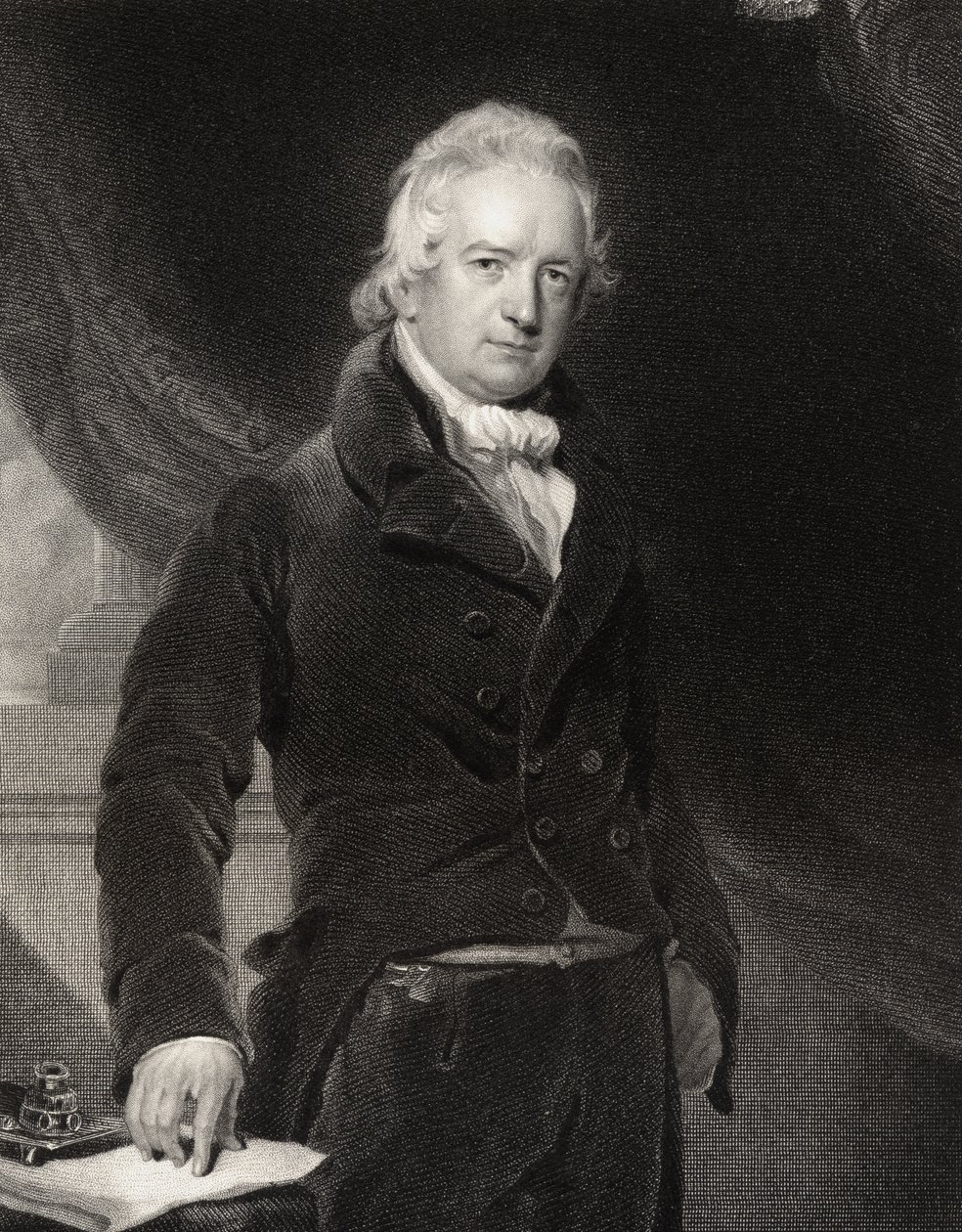 John Abernethy, vyrytý Johnem Cochranem (fl. 1821-65), z 