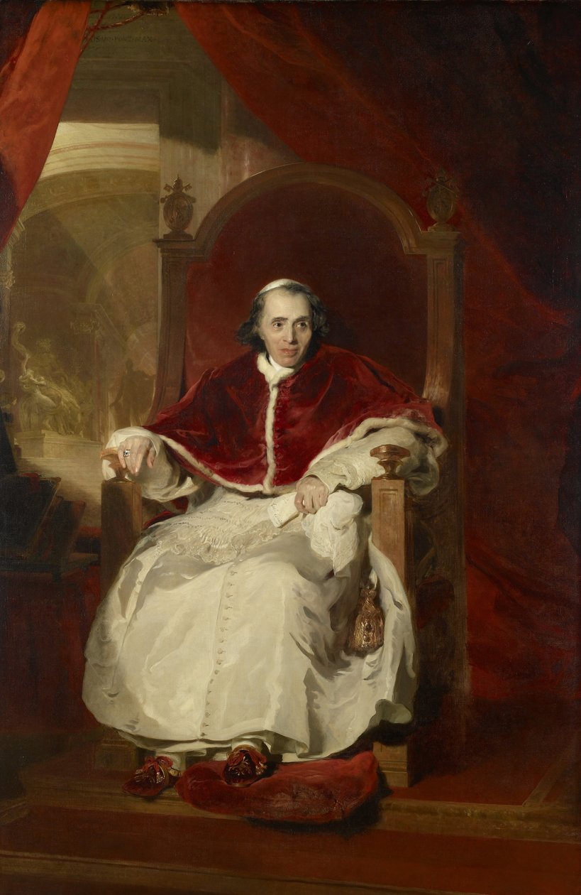 Papež Pius VII (1742-1823) od Thomas Lawrence