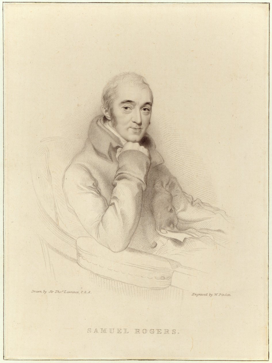 Samuel Rogers, vyryl William Finden od Thomas Lawrence