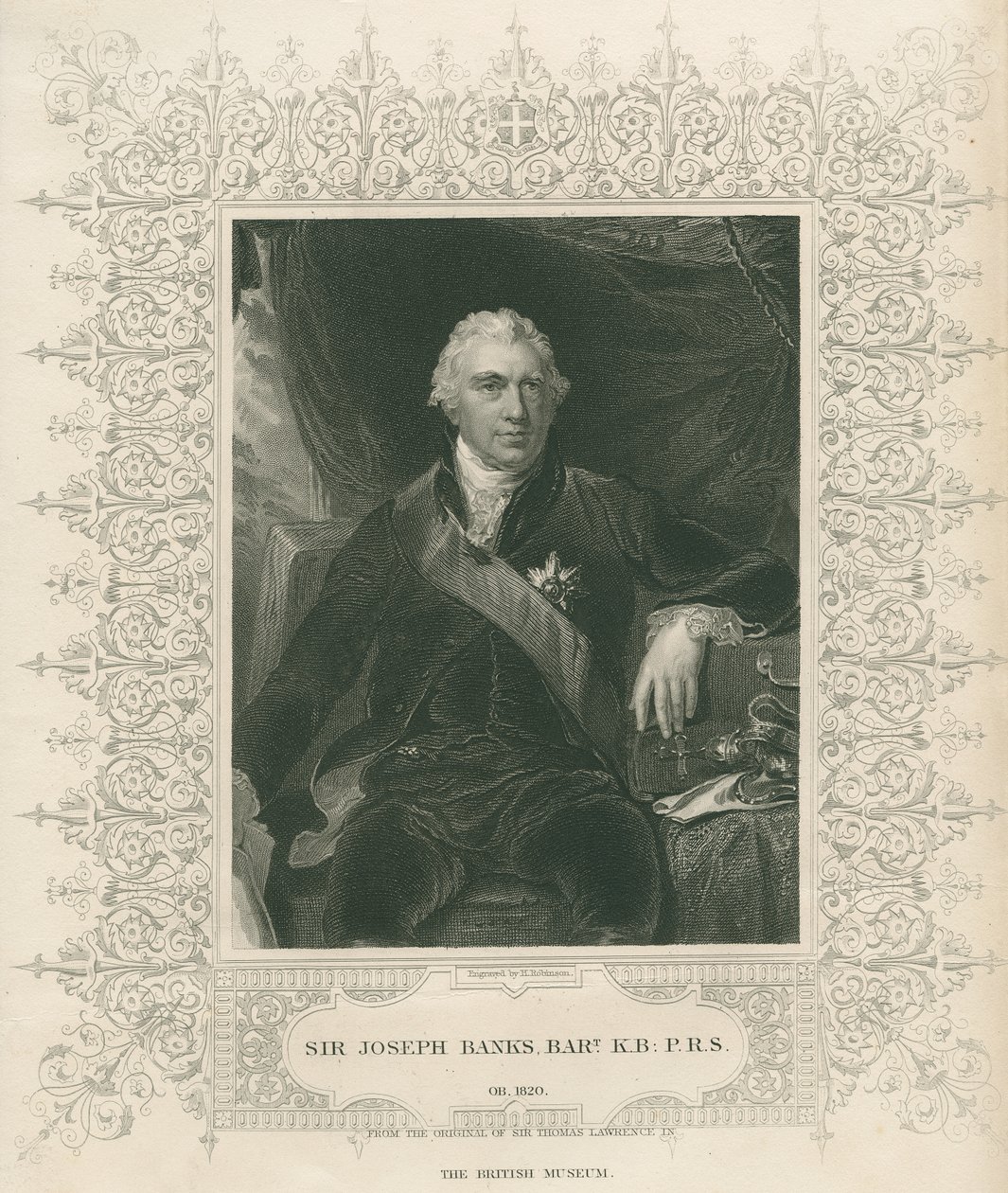 Sir Joseph Banks od Thomas Lawrence
