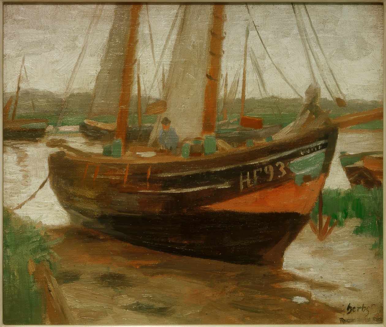 Rybářský trawler Finkenwerder od Thomas Ludwig Herbst