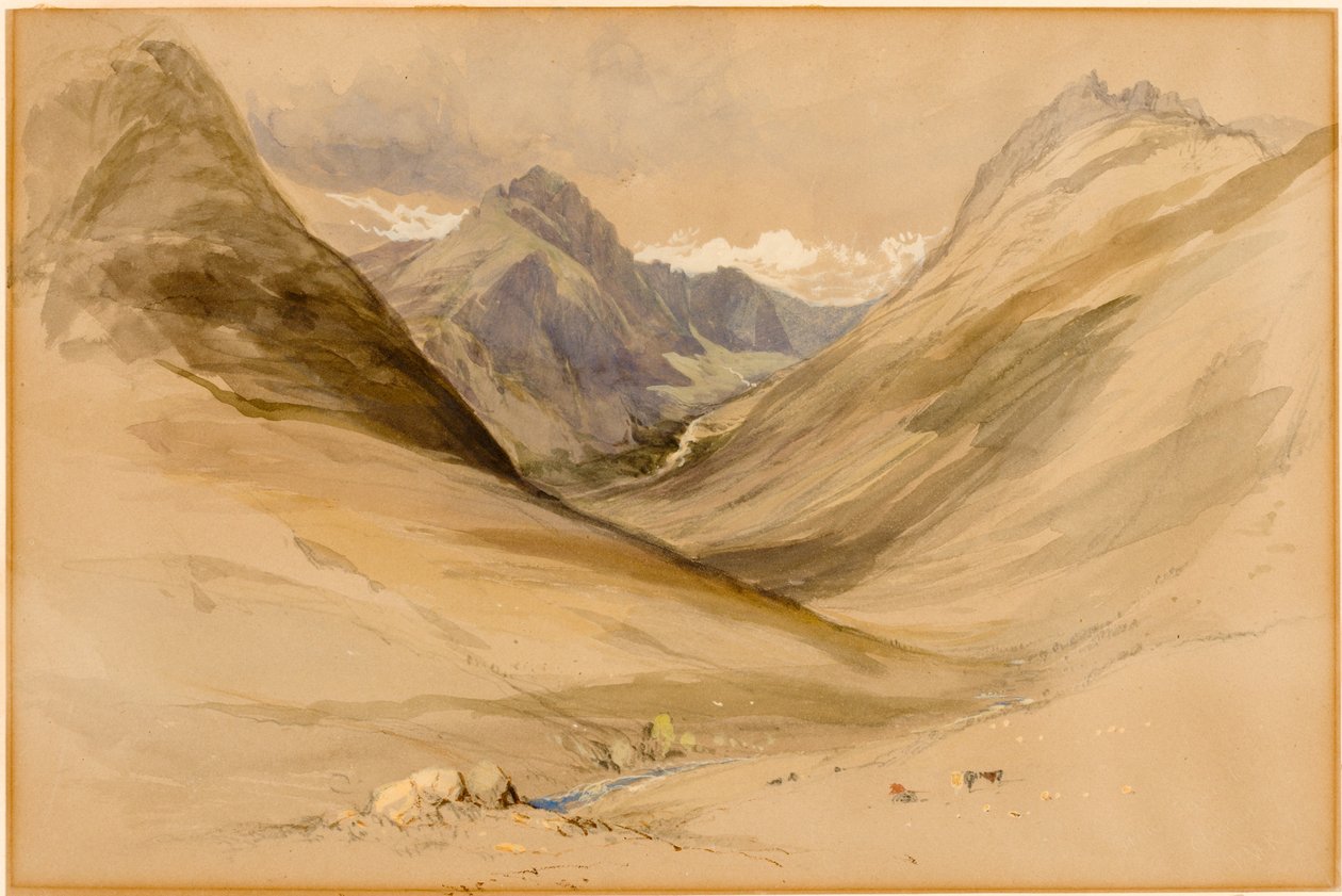 Glen Sannox, Arran (barva těla) od Thomas Miles Richardson