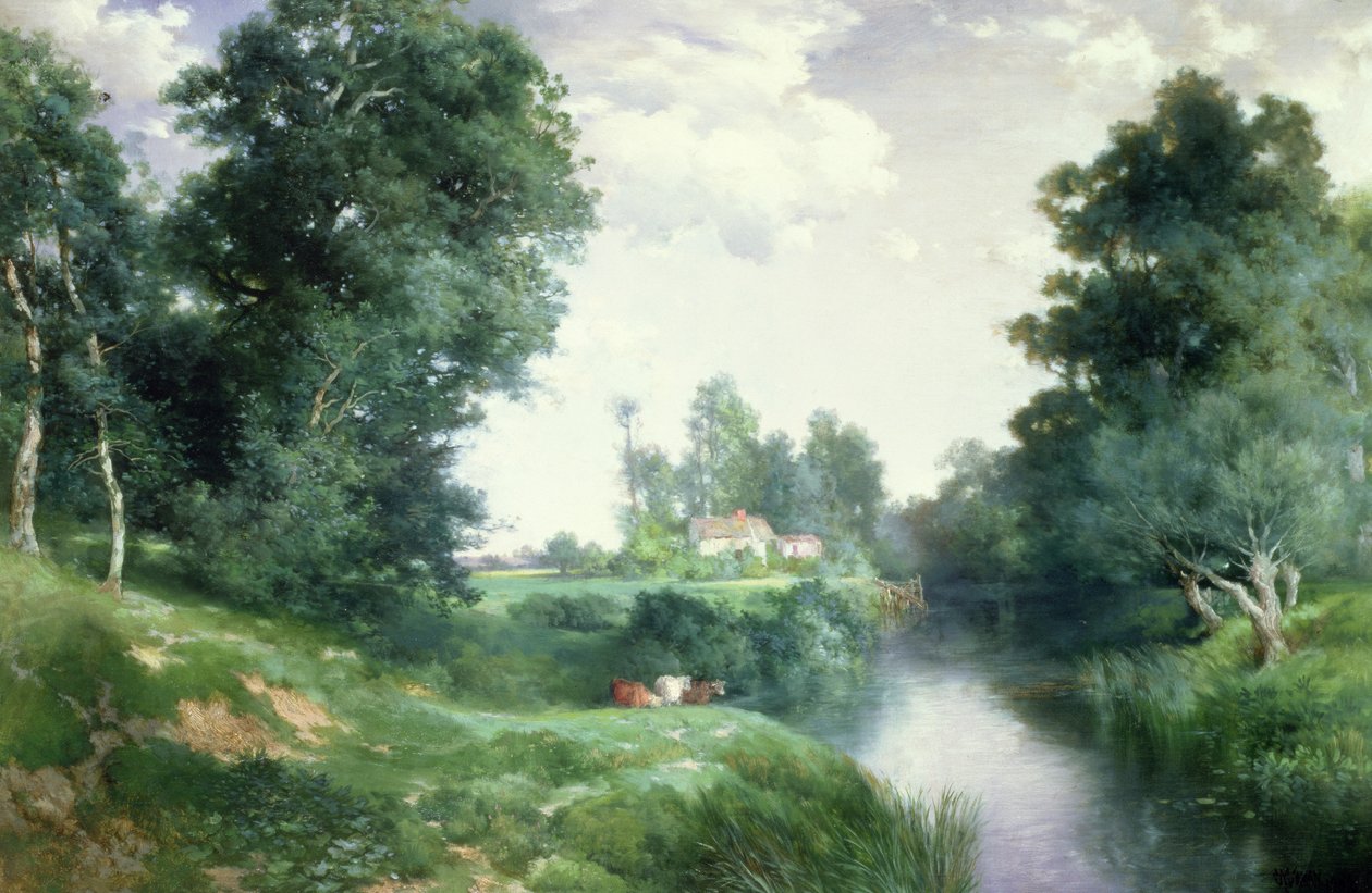 A Long Island River, 1908 od Thomas Moran