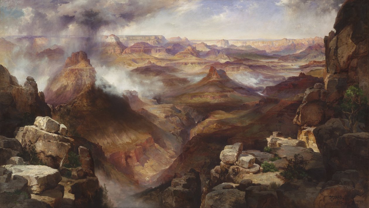 Grand Canyon řeky Colorado od Thomas Moran