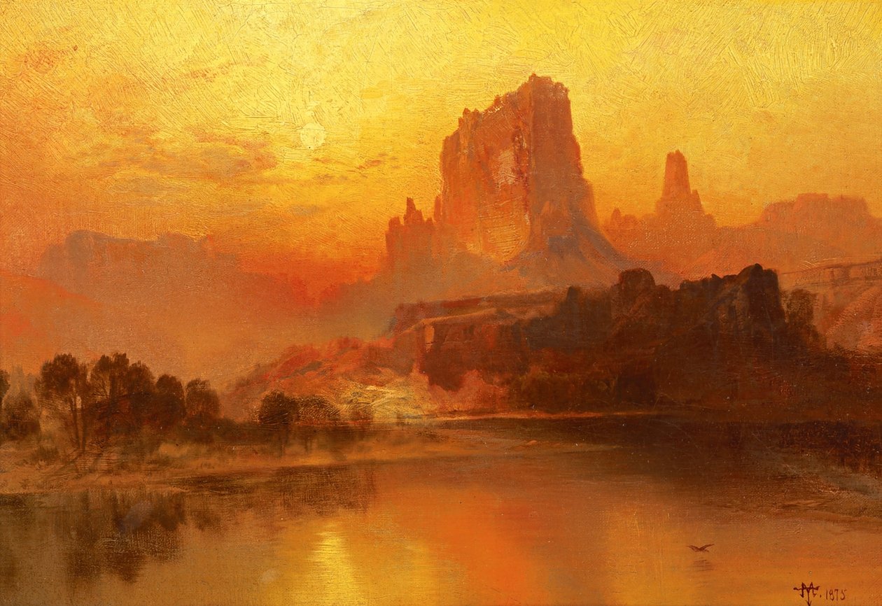 Zlatá hodina od Thomas Moran