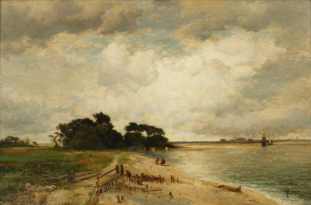 Three Mile Harbor, 1884 od Thomas Moran
