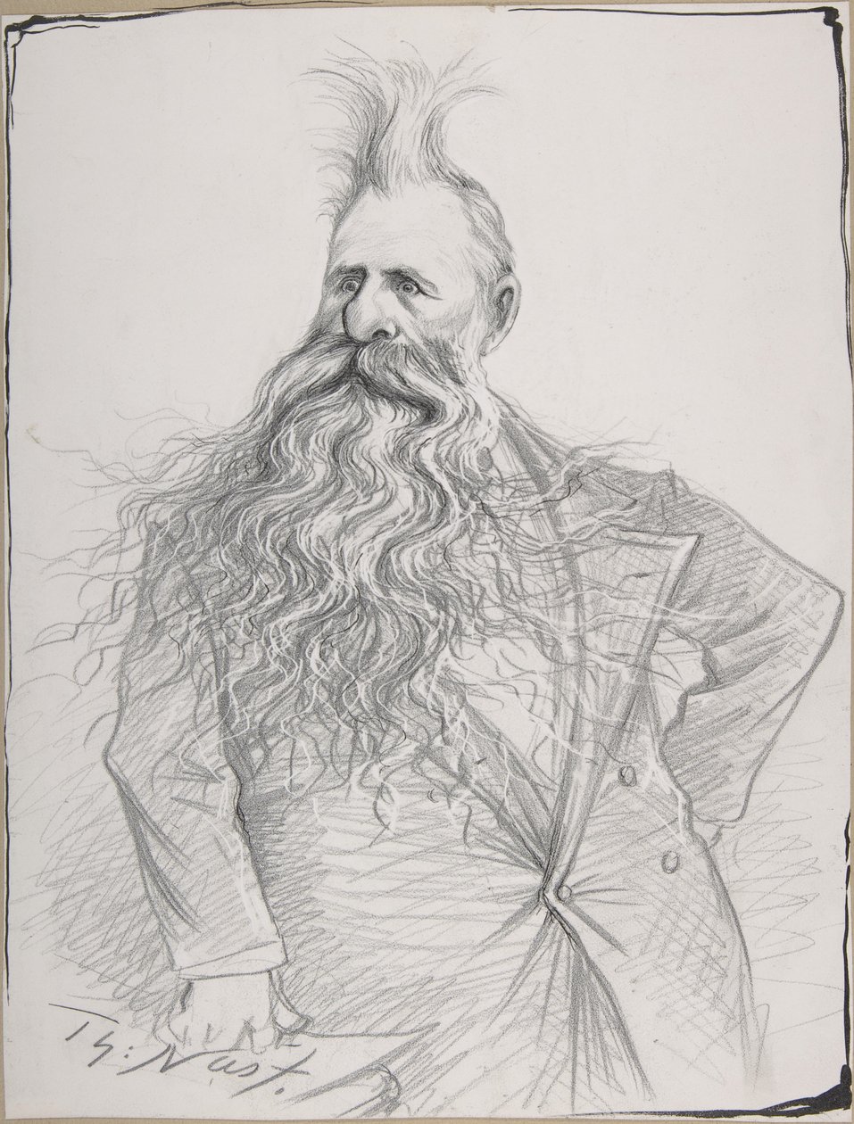 Karikatura senátora Josepha N. Dolpha od Thomas Nast