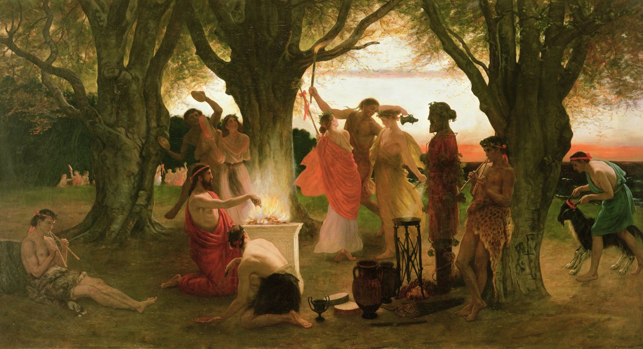 Řecký festival od Thomas Ralph Spence