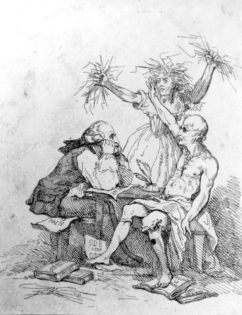 Pohled do Betléma, kolem roku 1793 od Thomas Rowlandson
