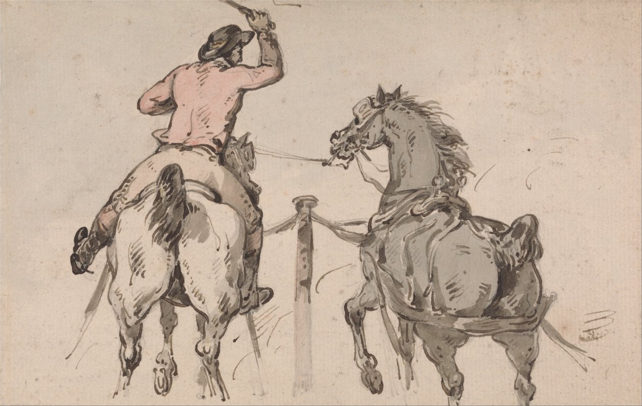 Anglický postilion od Thomas Rowlandson