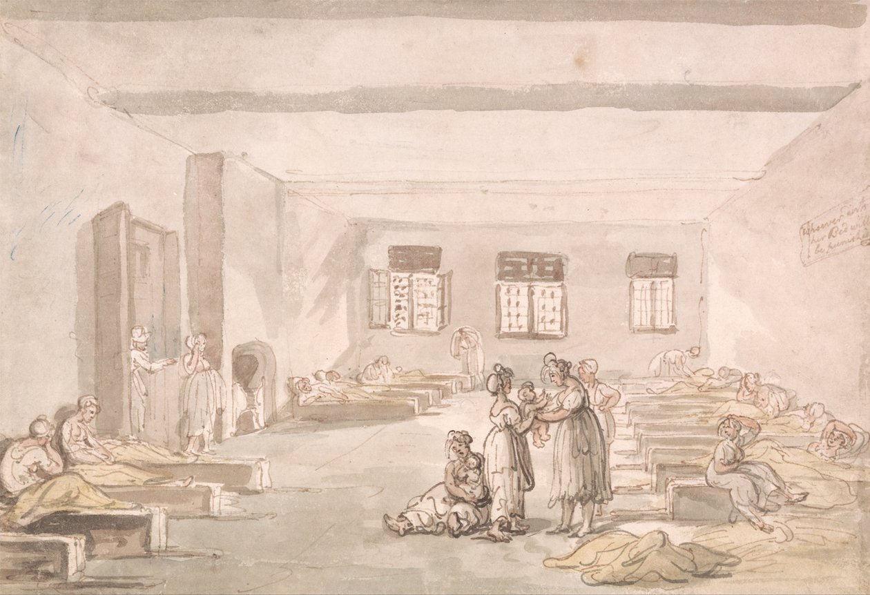 Bridewell, The Pass Room, House of Correction od Thomas Rowlandson