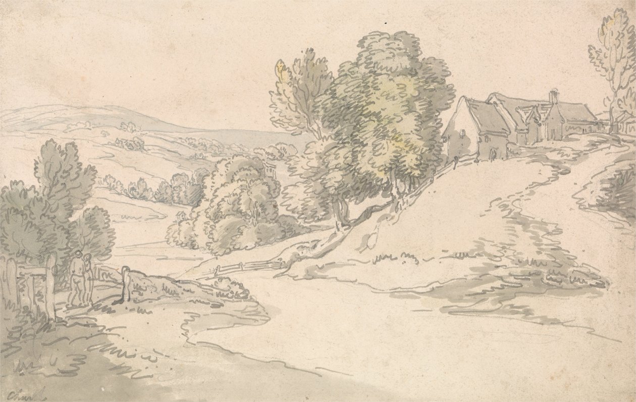 Kostel od Thomas Rowlandson