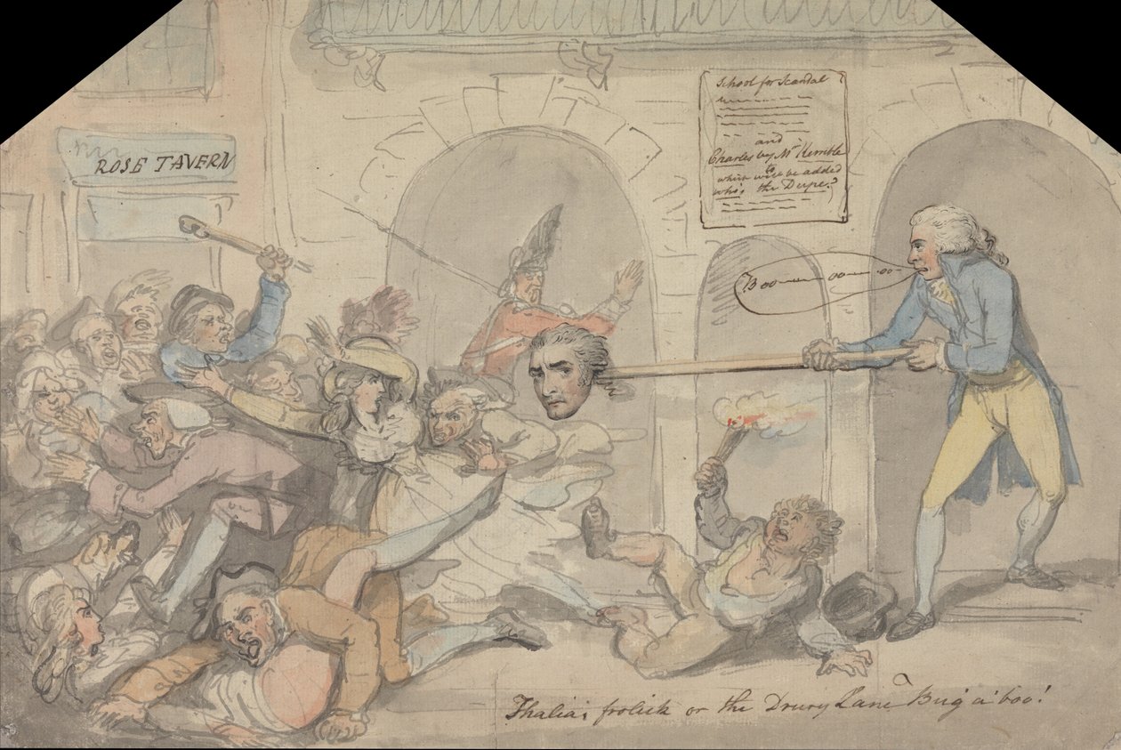 Drury Lane. Škola pro skandál od Thomas Rowlandson