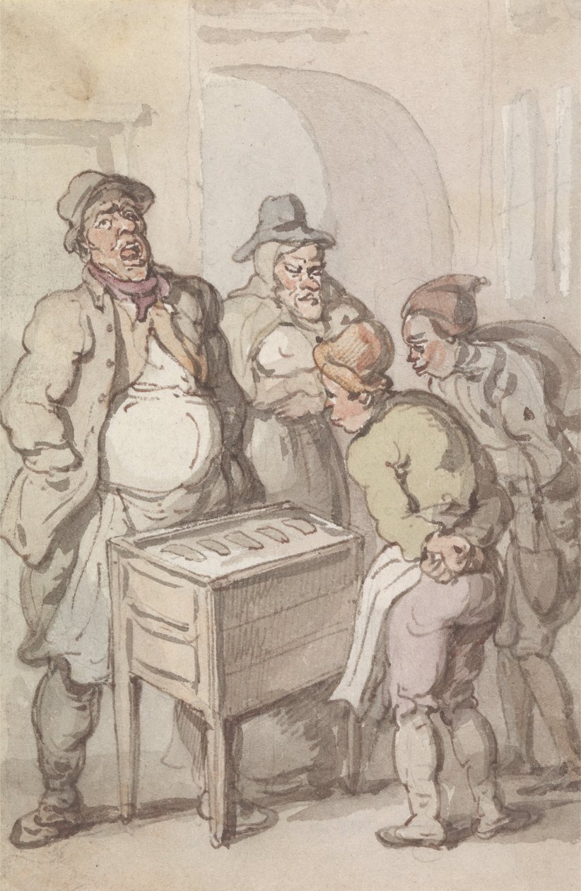 Hot Spice Gingerbread, vše Hot od Thomas Rowlandson