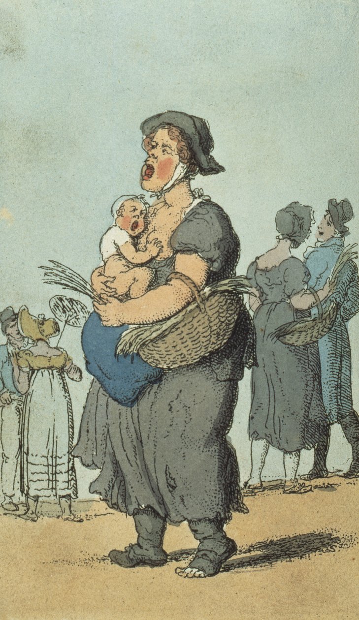 Sladká levandule, 1820 od Thomas Rowlandson
