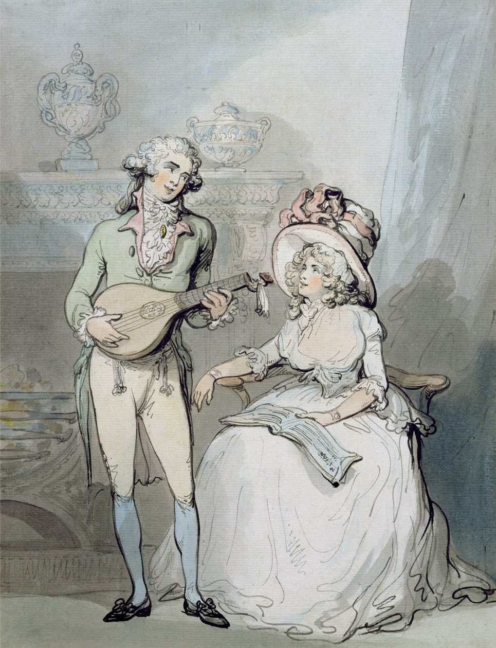 Duet od Thomas Rowlandson