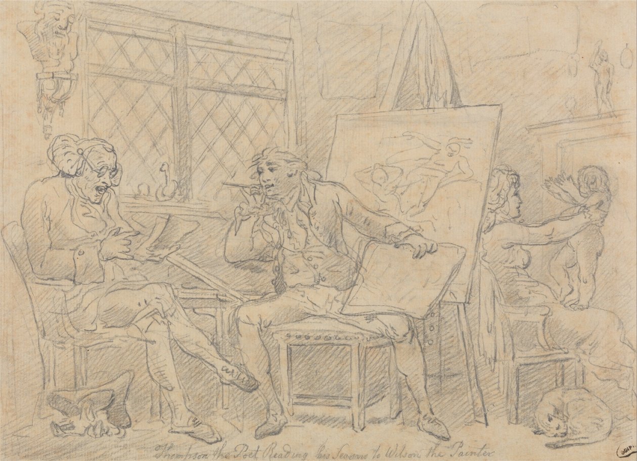 Historik oživující mysl mladého malíře od Thomas Rowlandson