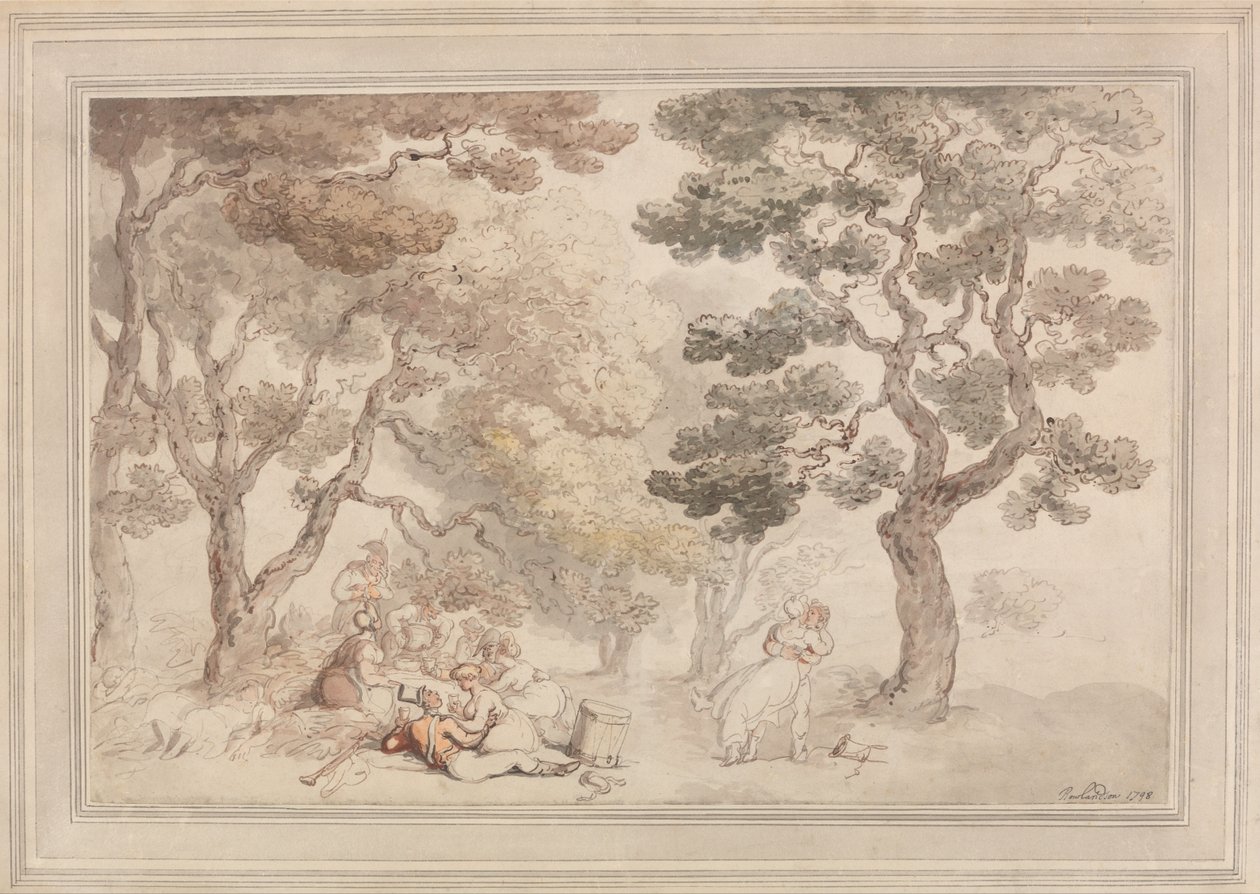 Piknik od Thomas Rowlandson