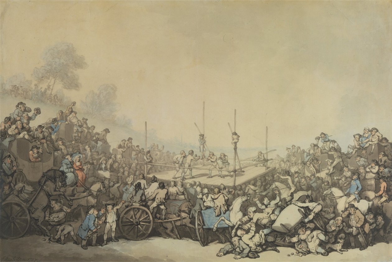 Boj o cenu od Thomas Rowlandson