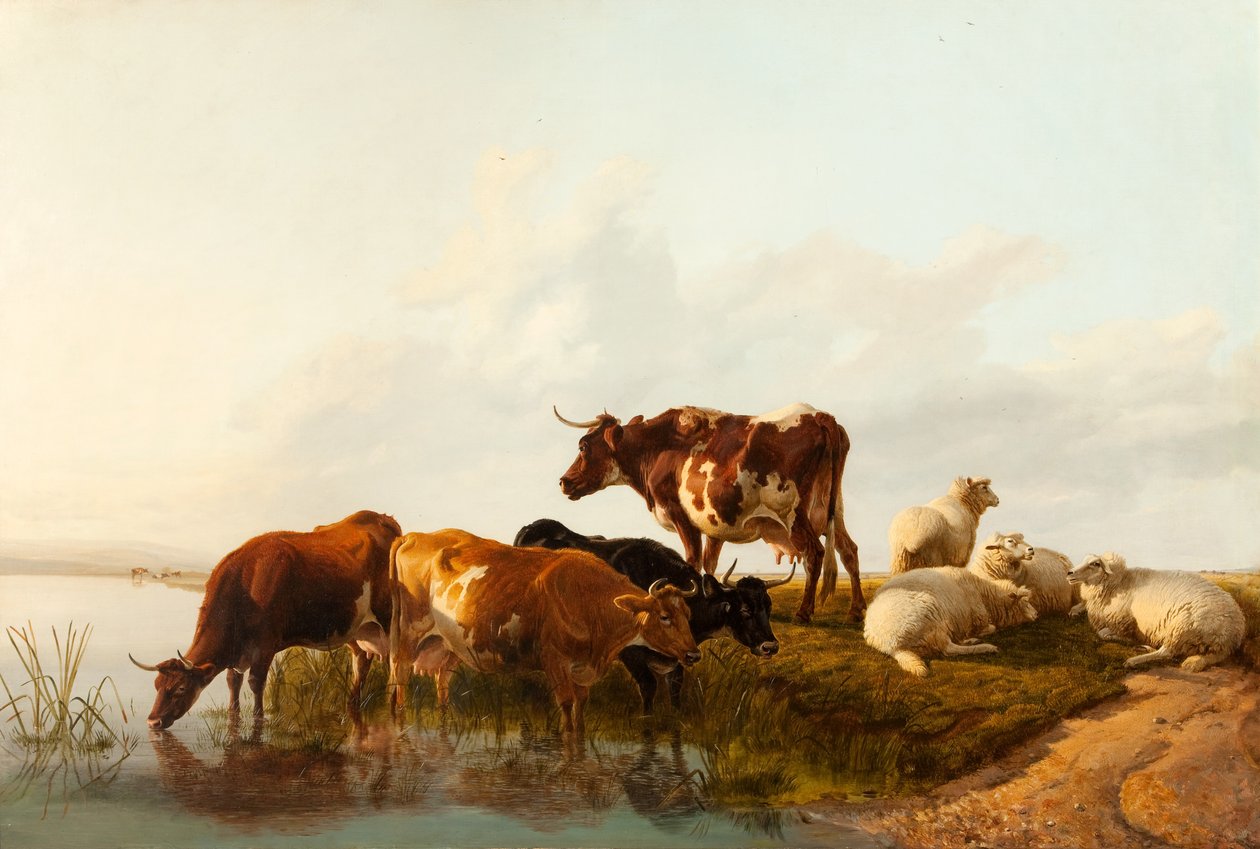 Letní odpoledne, 1861 od Thomas Sidney Cooper