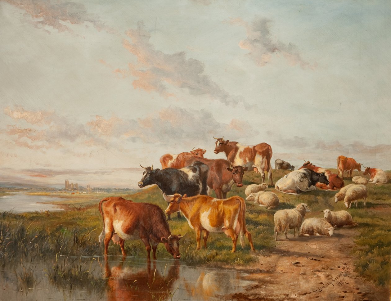 Napajedlo, 1887 od Thomas Sidney Cooper
