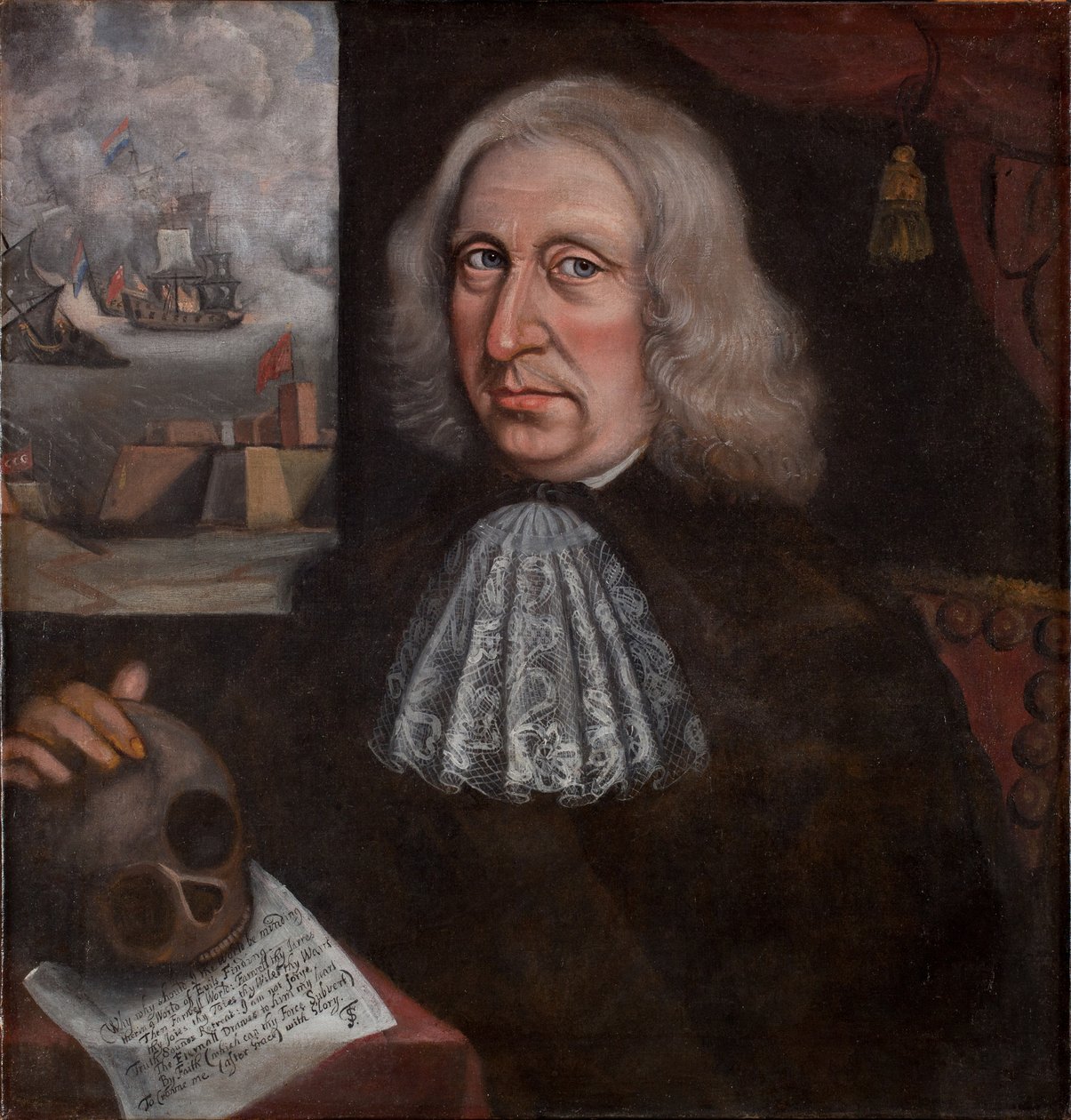 Autoportrét, kolem roku 1680 od Thomas Smith